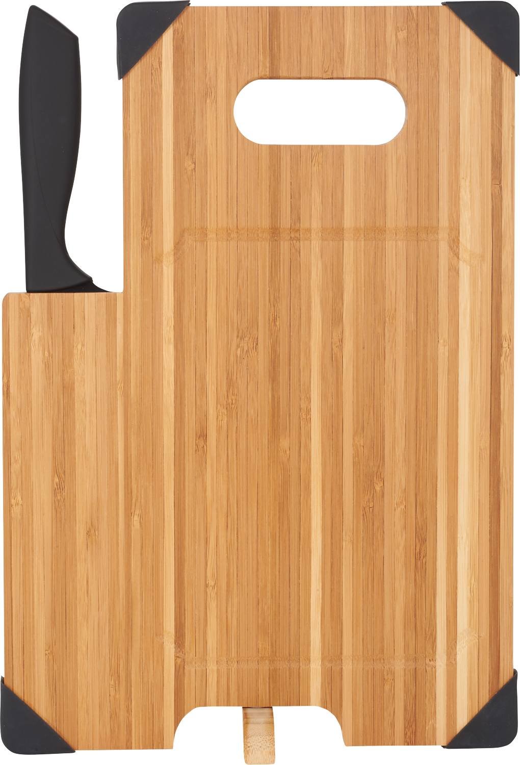 Bamboo Cutting Board with Knife - Image 4