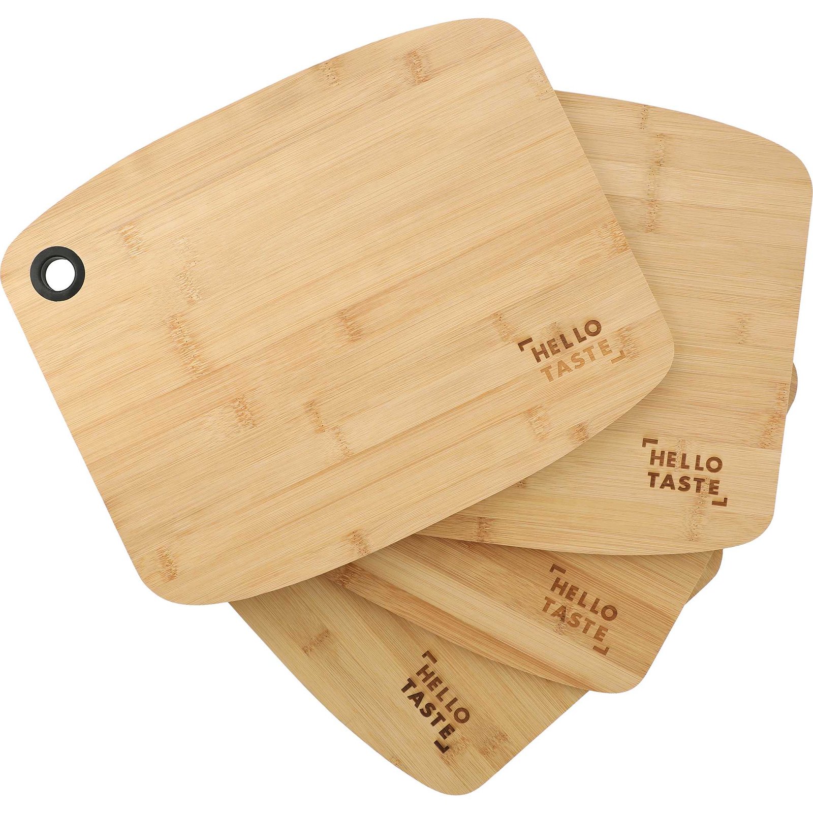 Bamboo Large Cutting Board with Silicone Grip - Image 6