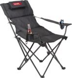 Premium Padded Foldable Outdoor Reclining Camping Chair (400lb Capacity) - Image 9