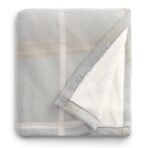 Plaid Fleece Sherpa Blanket - Image 4