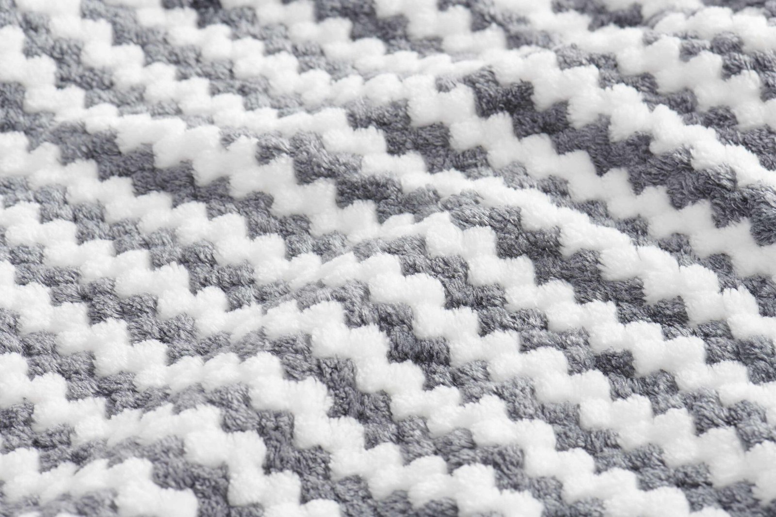 Field & Co.® Chevron Striped Sherpa Blanket - Image 6