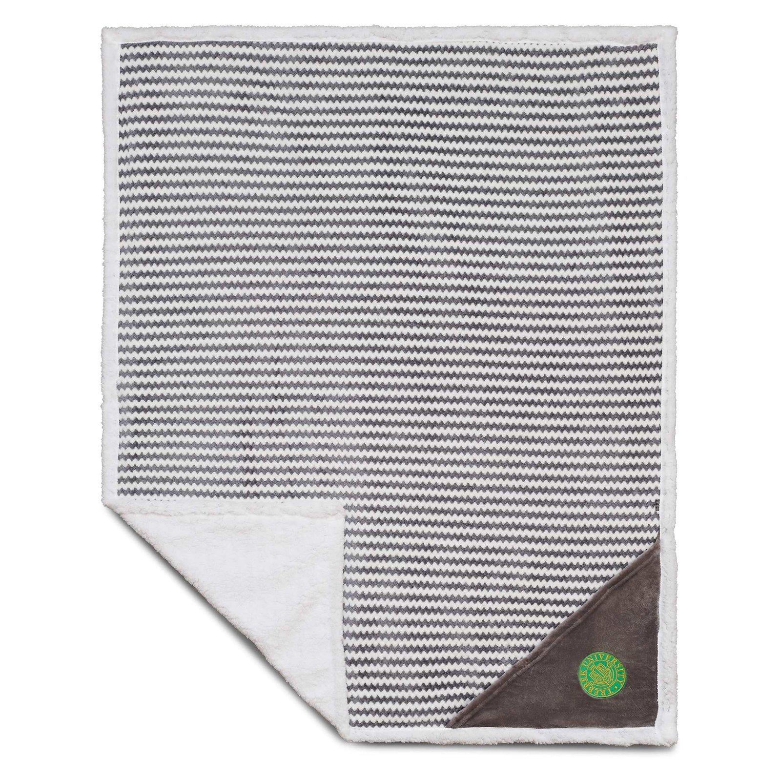 Field & Co.® Chevron Striped Sherpa Blanket - Image 9