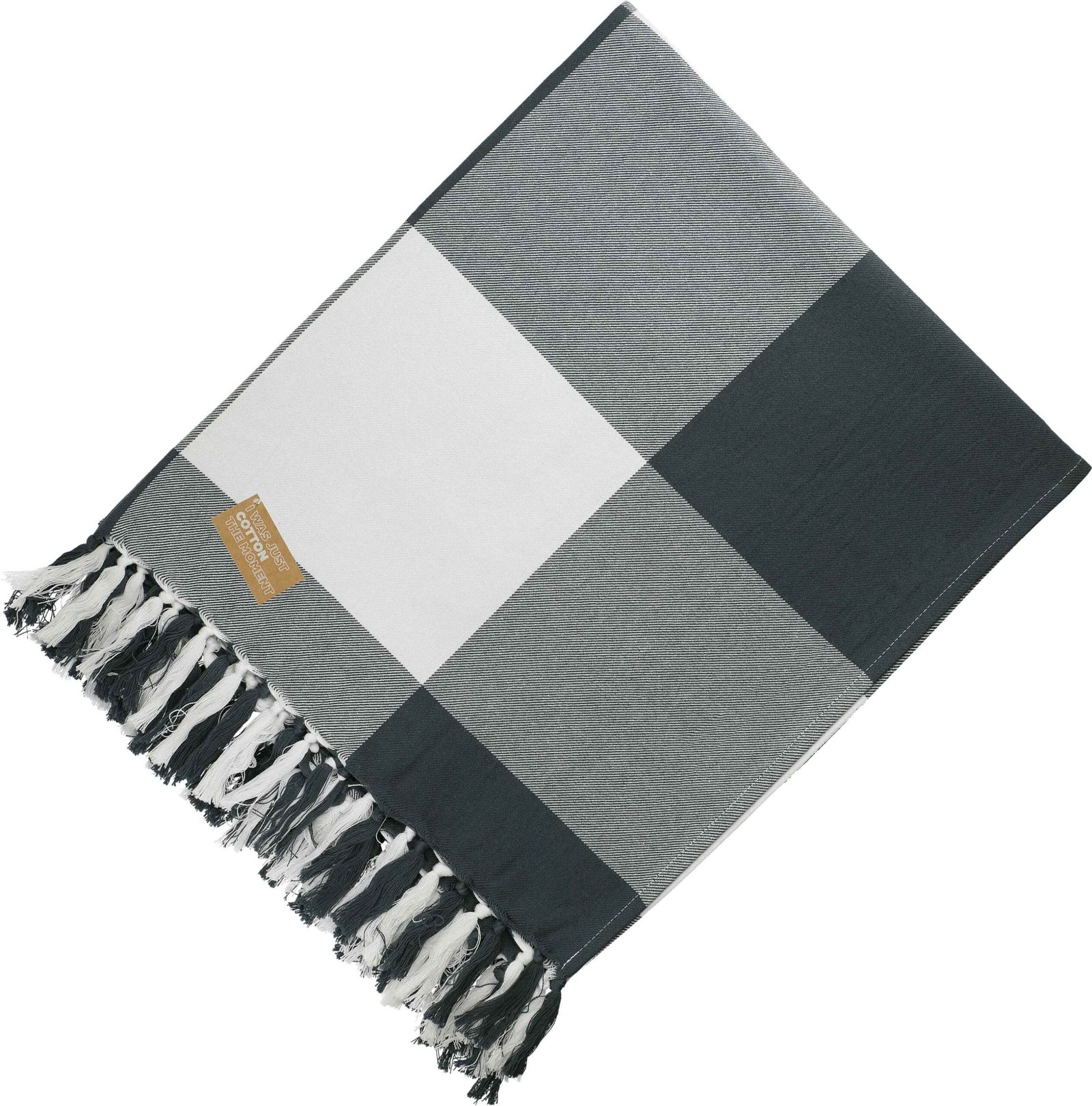 Field & Co.® 100% Organic Cotton Check Throw Blanket - Image 2