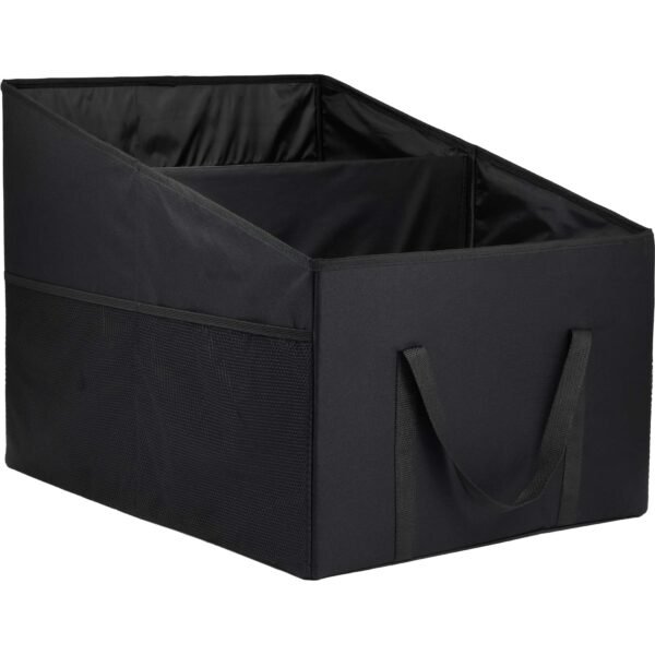 Recycled Trunk Organizer with Divider, Mesh Pockets & Carry Straps - Image 3