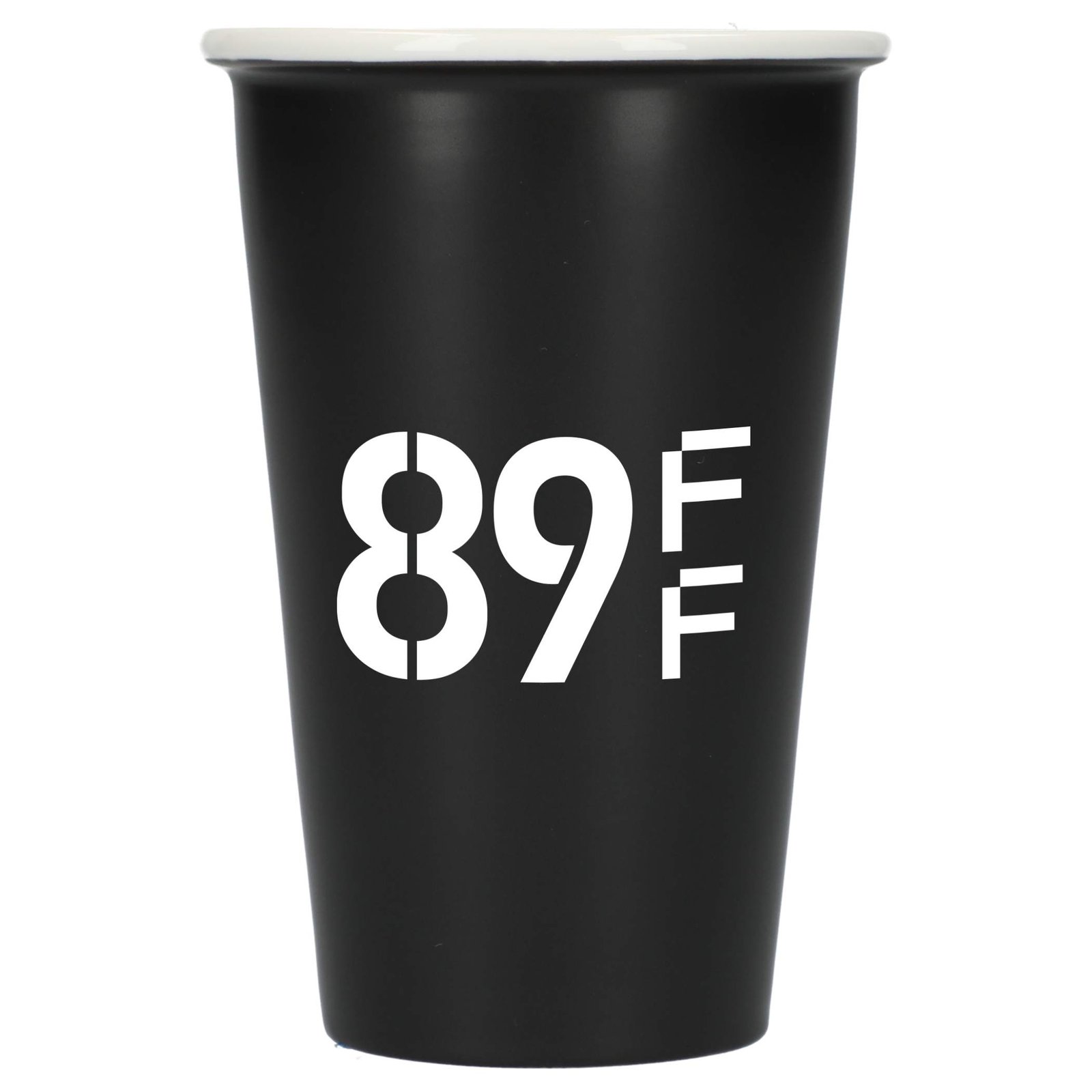 1600-73BK_D_FR-1 Iām Not a Paper Cup 10oz Ceramic Tumbler - Image 1