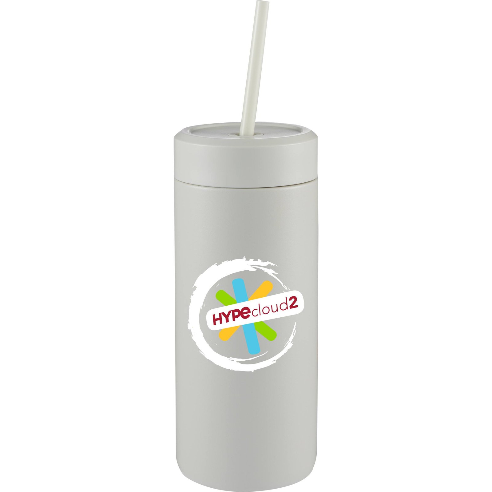 1602-07FOG_D_FR Sol Tonal Recycled Skinny Tumbler 20oz - Image 1