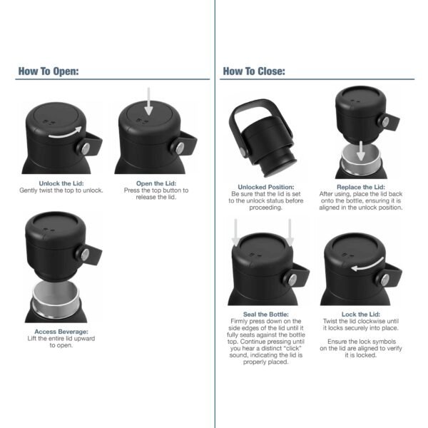 Explorer Threadless Recycled Stainless Bottle 25oz - Image 4