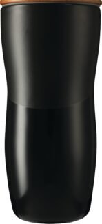 Reno Double Wall Ceramic Tumbler w/Wood Lid 10oz - Image 4
