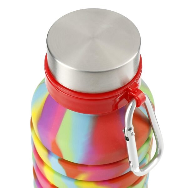 Zigoo Silicone Collapsible Water Bottle 18oz - Image 4