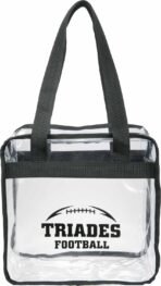 Game Day Clear Zippered Safety Tote