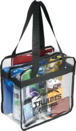 Game Day Clear Zippered Safety Tote - Image 4