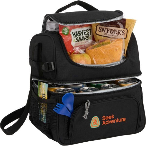 Two Tier 12 Can Lunch Cooler - Image 6