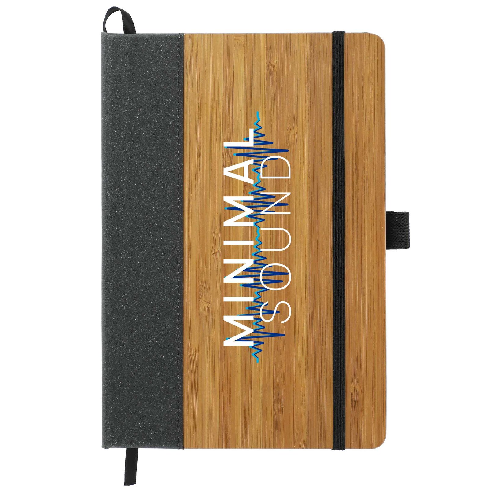 2800-78NT_D_FR 5.5" x 8.5" FSC® Mix Bamboo Bound Journal - Image 1