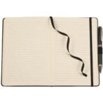 5.5" x 8.5" FSC® Recycled Ribbed Bound Journal - Image 2