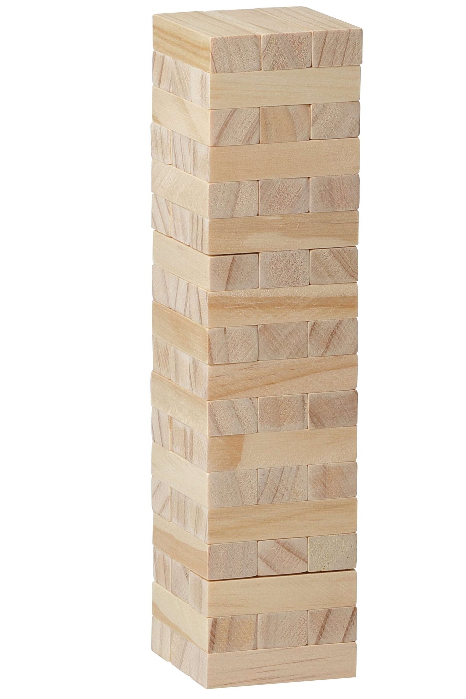 Tumbling Tower Wood Block Stacking Game - Image 2