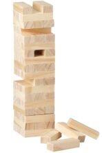 Tumbling Tower Wood Block Stacking Game - Image 3