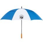 58" Recycled Golf Umbrella with Wooden Handle - Image 16