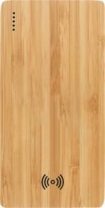 FSC® 100% Bamboo 5000 mAh Wireless Power Bank - Image 2