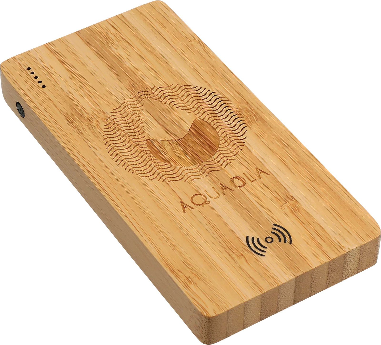FSC® 100% Bamboo 5000 mAh Wireless Power Bank - Image 4