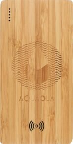 FSC® 100% Bamboo 5000 mAh Wireless Power Bank