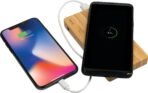FSC® 100% Bamboo 5000 mAh Wireless Power Bank - Image 3