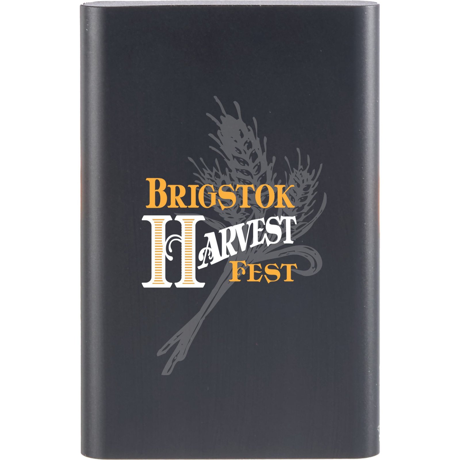 7122-10BK_D_FR UL Listed Exo Recycled Aluminum 5000 mAh Power Bank - Image 1