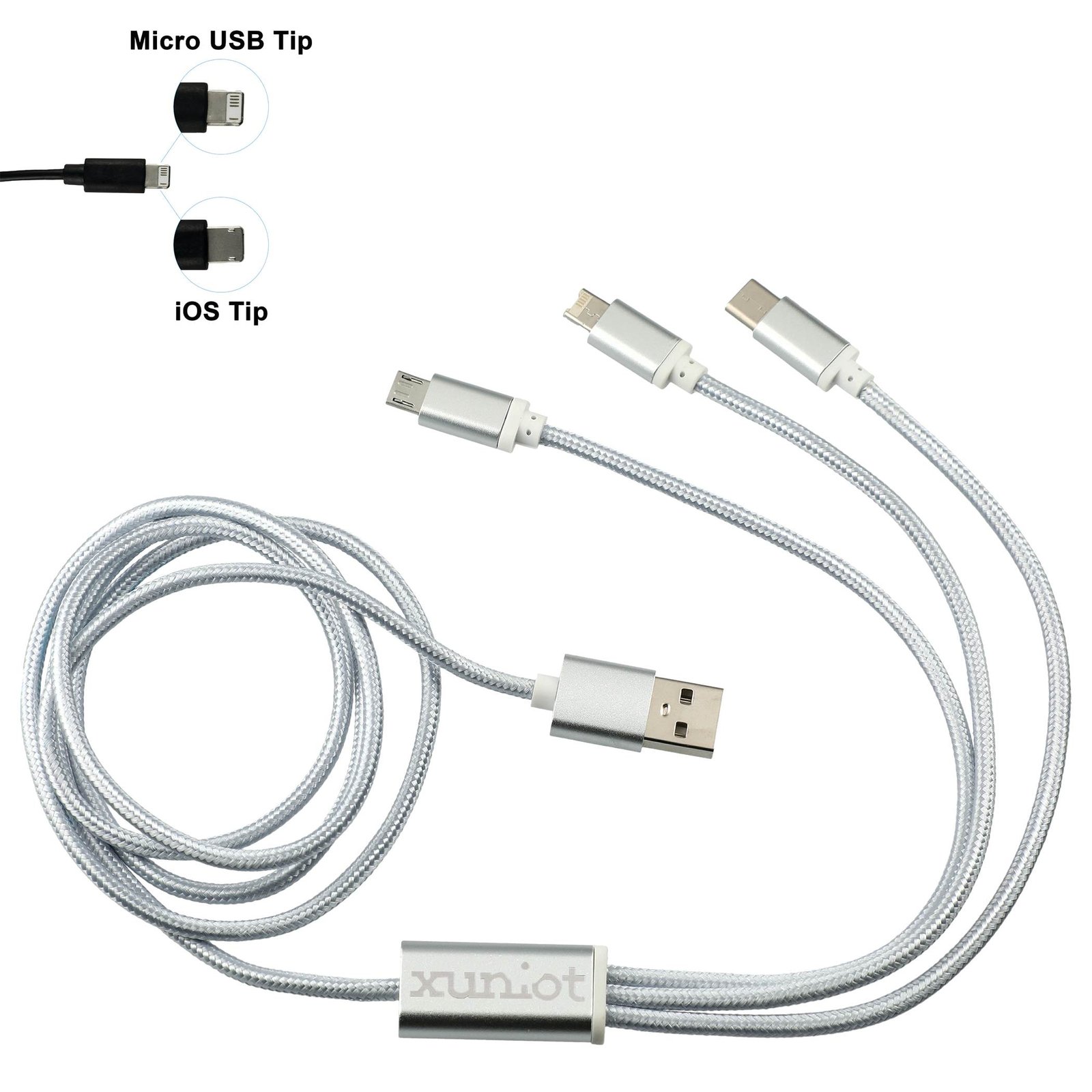 Realm 3-in-1 Long Charging Cable - Image 3