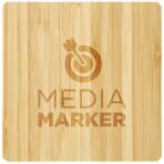 FSC® 100% Bamboo Wireless Charging Pad with Dual Outputs - Image 10