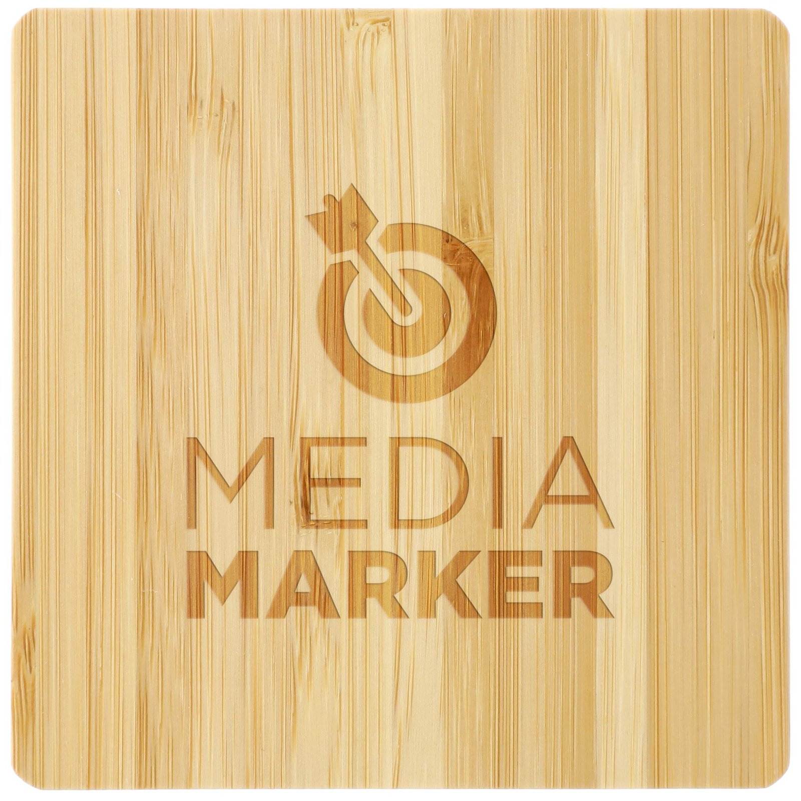 FSC® 100% Bamboo Wireless Charging Pad with Dual Outputs - Image 10