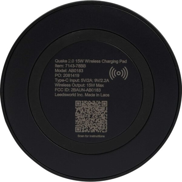 Quake 2.0 15W Wireless Charging Pad - Image 5