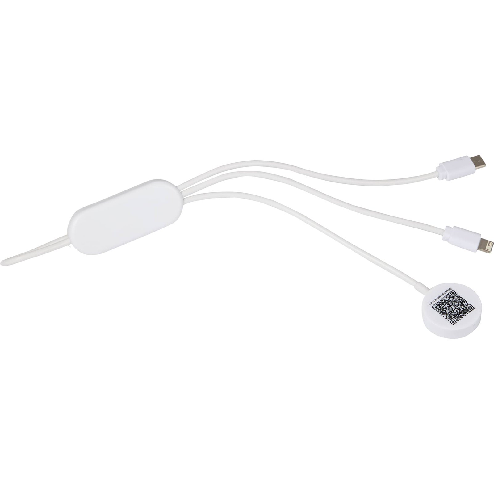 Allcord 5-in-1 Charging Cable with Apple Watch Charger - Image 2