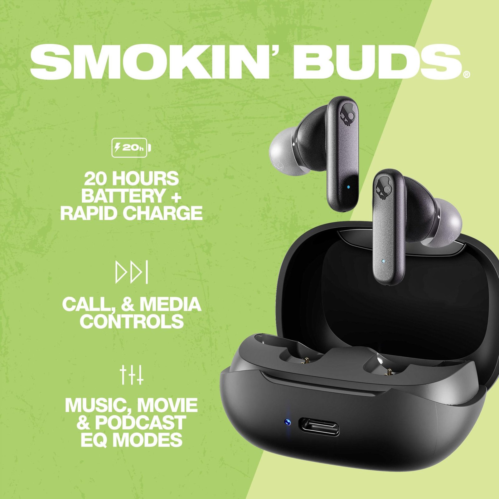 Skullcandy Smokin' Buds True Wireless Earbuds - Image 7