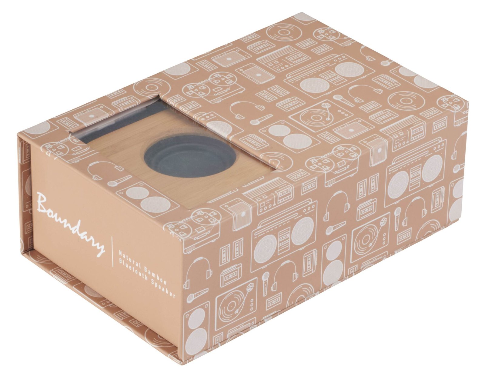 Boundary Natural Bamboo Bluetooth Speaker - Image 3