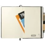 5.5" x 8.5" Cactus Leather Bound Journal Set - Image 3