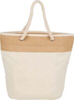 Jute Accent 12oz Cotton Canvas Rope Tote - Image 2