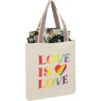 Rainbow Recycled 6oz Cotton Convention Tote - Image 5