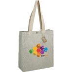 Repose 10oz Recycled Cotton Box Tote w/Snap - Image 6