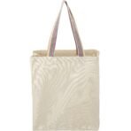 Rainbow Recycled 6oz Cotton Grocery Tote - Image 3
