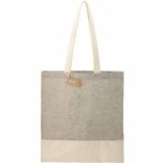 Split Recycled 5oz Cotton Twill Convention Tote - Image 5
