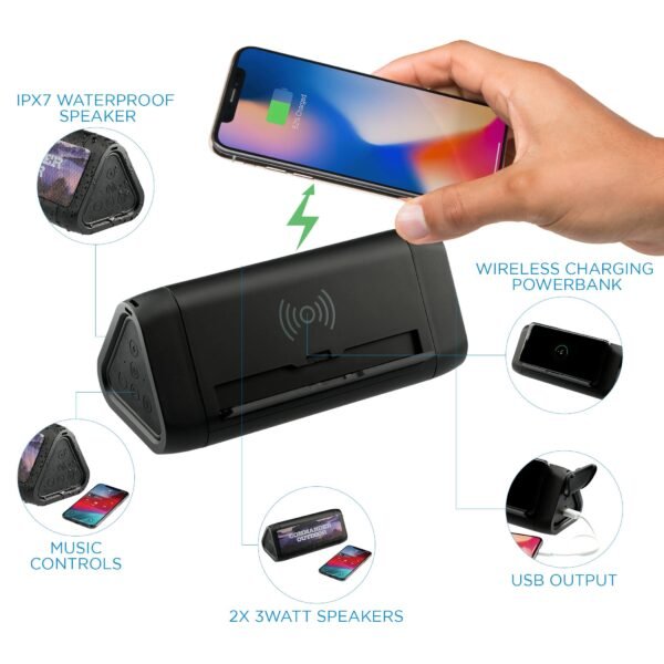 High Sierra IPX7 Waterproof Outdoor Bluetooth Speaker & Wireless PowerBank - Image 20