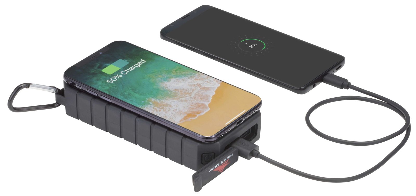High Sierra® IPX 5 Solar Fast Wireless Power Bank - Image 3