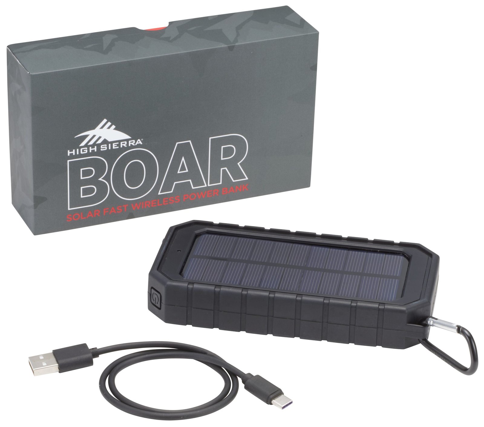 High Sierra® IPX 5 Solar Fast Wireless Power Bank - Image 7