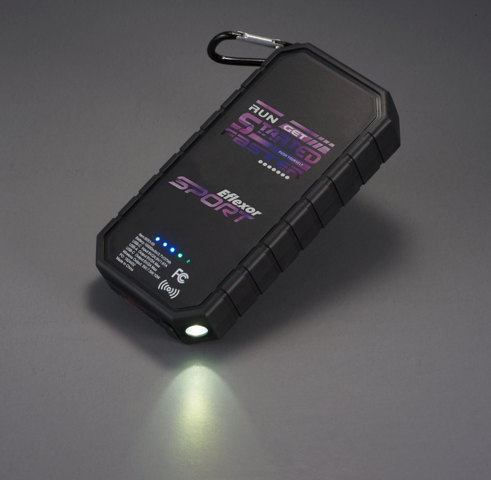 High Sierra® IPX 5 Solar Fast Wireless Power Bank - Image 12