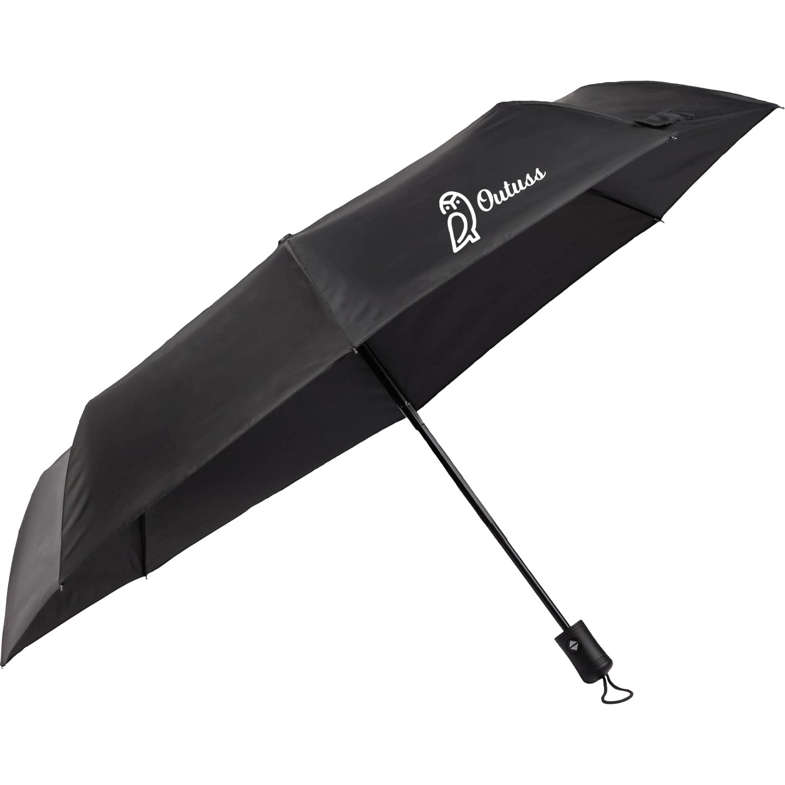 8852-05BK_D_AR 42" Weather Station Auto Open/Close Folding Umbrella - Image 1
