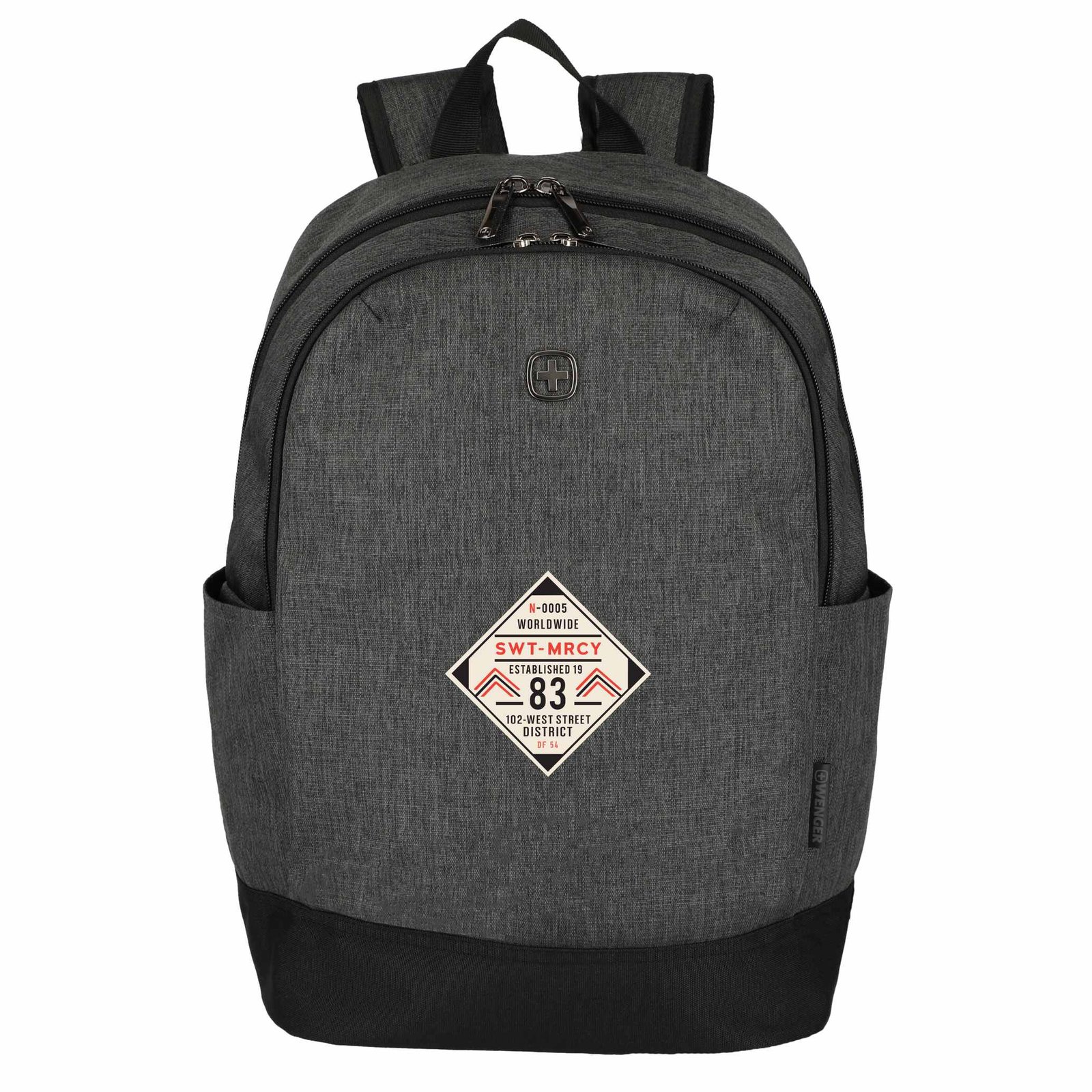 9550-77BK_D_FR Wenger Recycled Storm 15" Laptop Backpack - Image 1