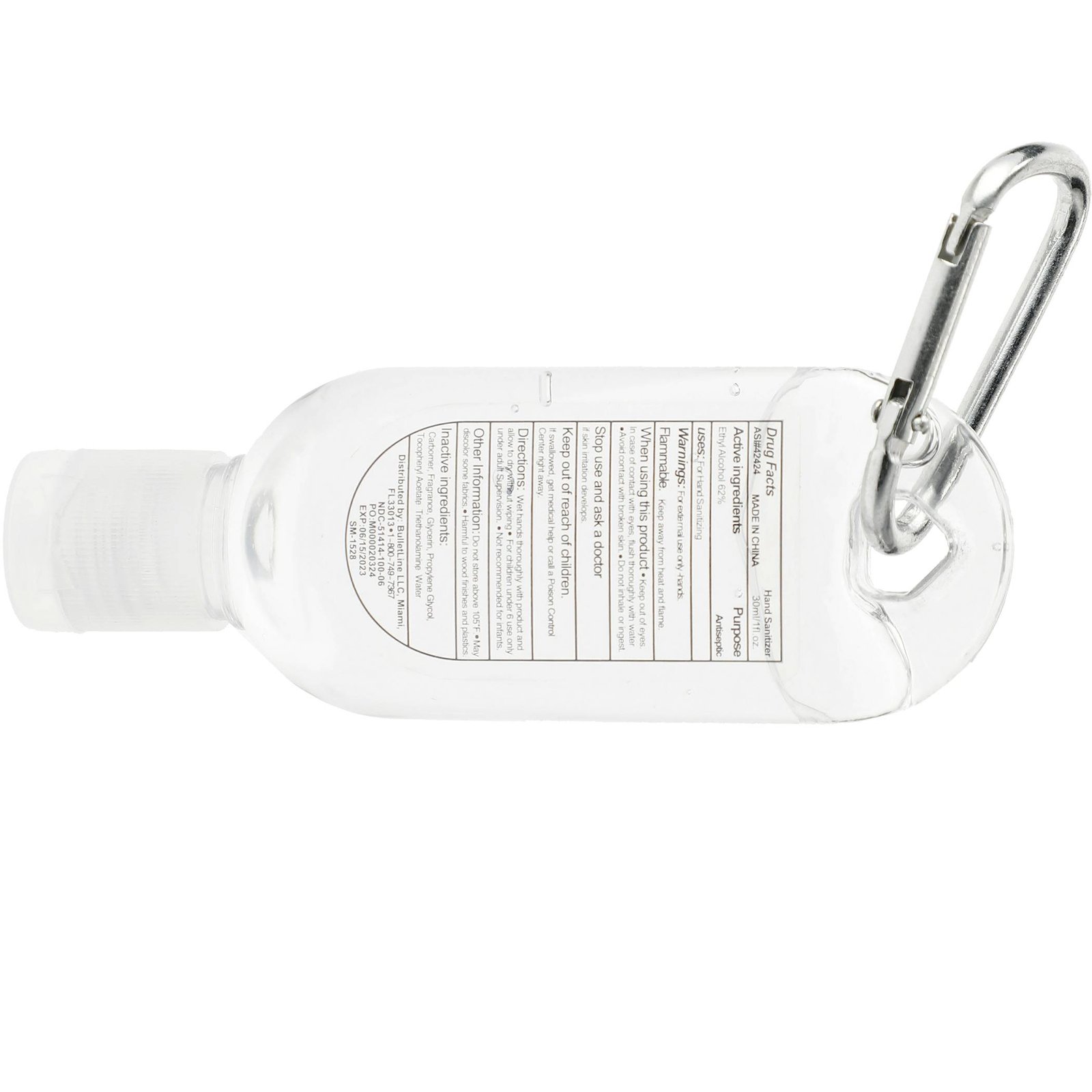 Clip-N-Go 1oz Hand Sanitizer with Mini Carabiner - Image 5