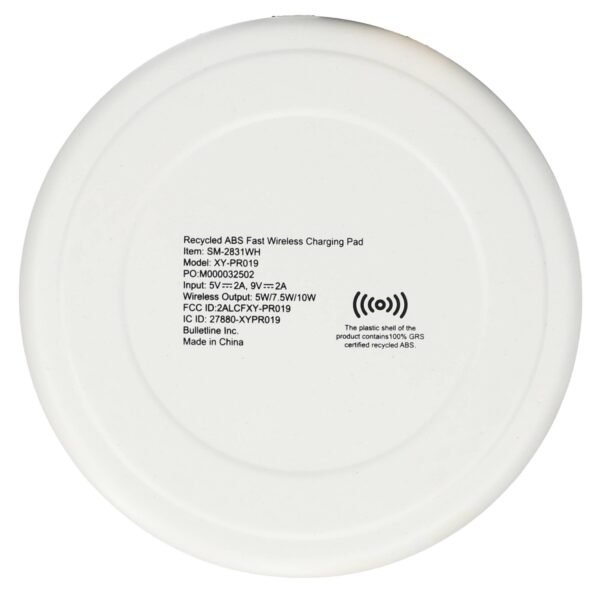 Recycled ABS Fast Wireless Charging Pad - Image 6