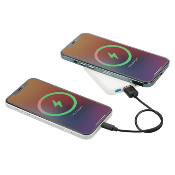 Recycled ABS 3000 mAh Wireless Power Bank - Image 4