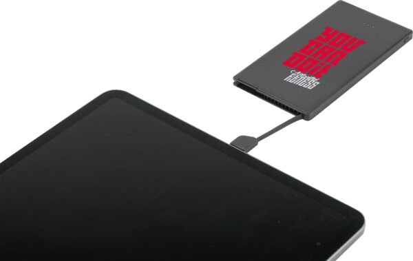4000 mAh Cable Keeper Power Bank with Type-C Tip - Image 6