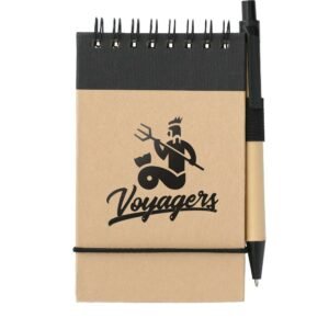 5" x 3" FSC® Mix Recycled Jotter with Pen